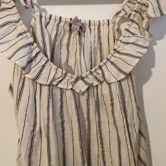 NWT Loft Ruffle Tank - Picture 5 of 7